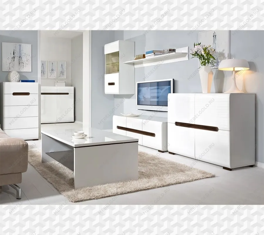 Стол журнальный Ацтека LAW/4/11 белый | изображение 5