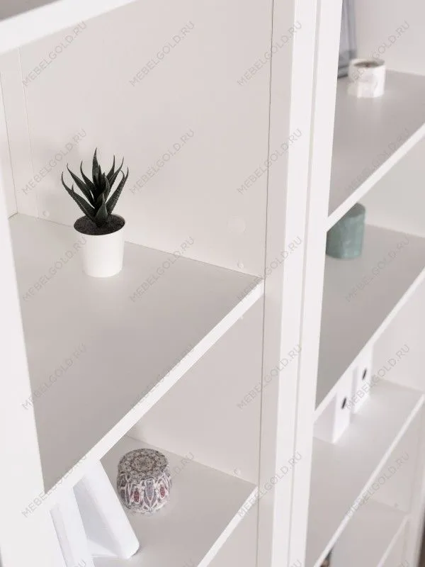 Стеллаж Сага, 50х42х215 см, белый | изображение 4