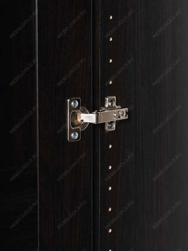 Шкаф Макс, 2 двери, 100х38х233 см, черно-коричневый, дуб венге | изображение 4