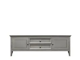 Тумба ТВ 2 ящика 2 дверцы Manhattan (Серый)