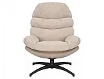Кресло SIGNAL GISELLE (бежевый/бежевый/черный мат) | изображение 1