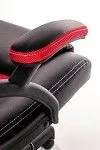 Кресло компьютерное Halmar BERKEL (черный/красный) | изображение 10