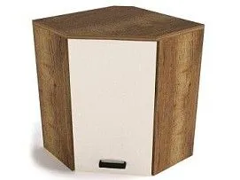 Шкаф угловой ШУ-60, Адель-2 (600*600*742) Кашемир, 20164