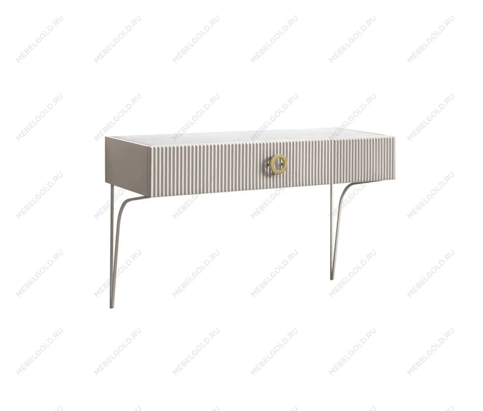 Стол туалетный (консоль) Bogemia Fillini (Шелк) (Novabuk/Золото) БМСТ-1(FI)