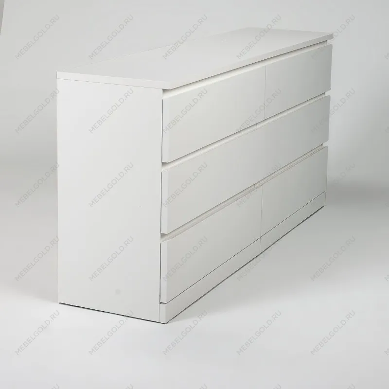 Комод Варма, 6 ящиков, горизонтальный, 160х78х40 см, эмаль белая | изображение 11