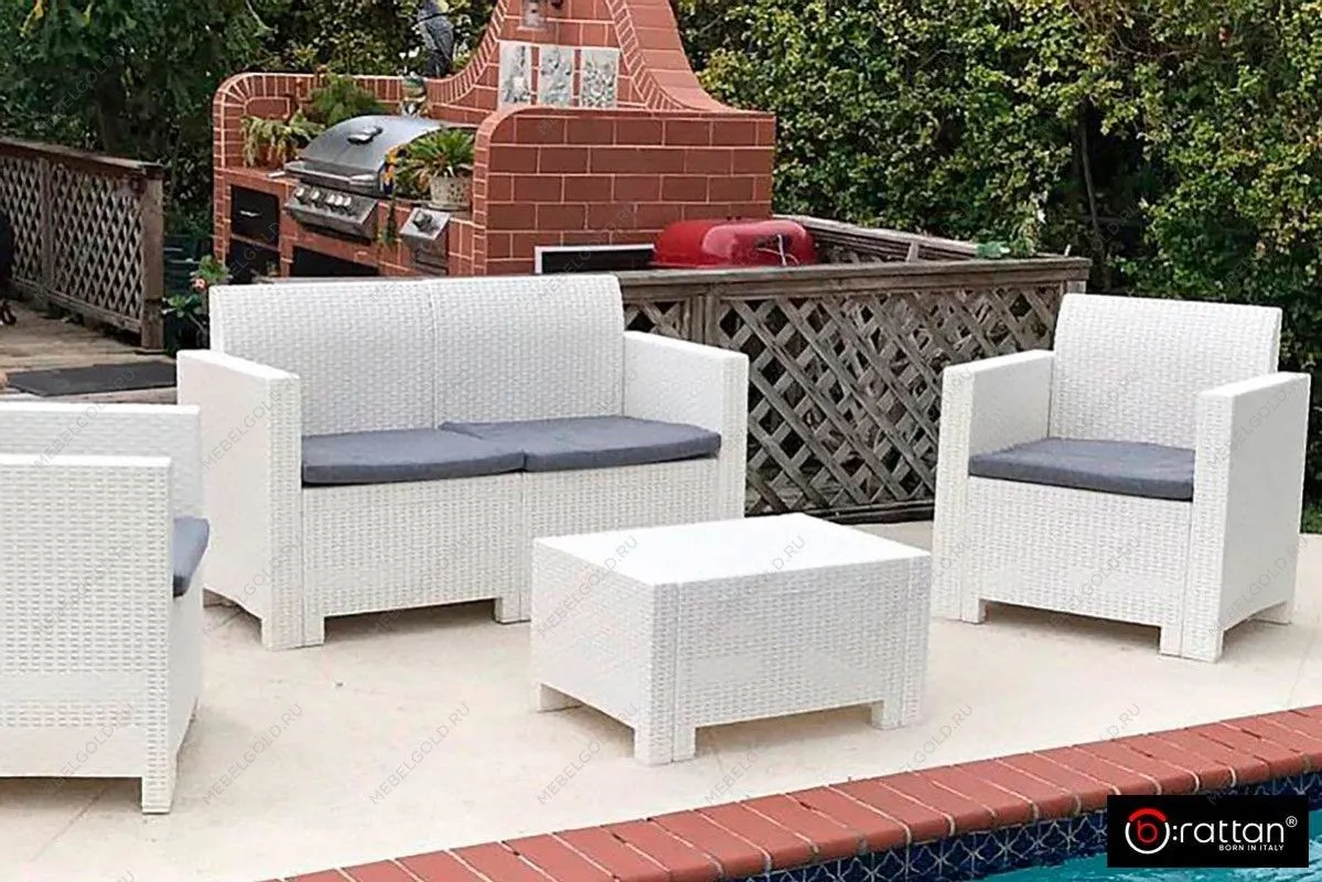 Диван NEBRASKA SOFA 2 (2х местный диван), белый | изображение 2