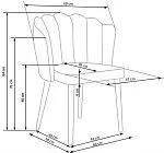 Стул кухонный Halmar K386 (серый) | изображение 5