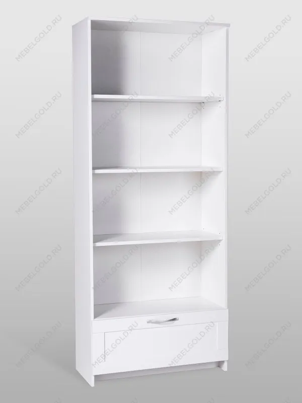 Стеллаж Сириус, 1 ящик, 78х35х190 см, белый | изображение 8