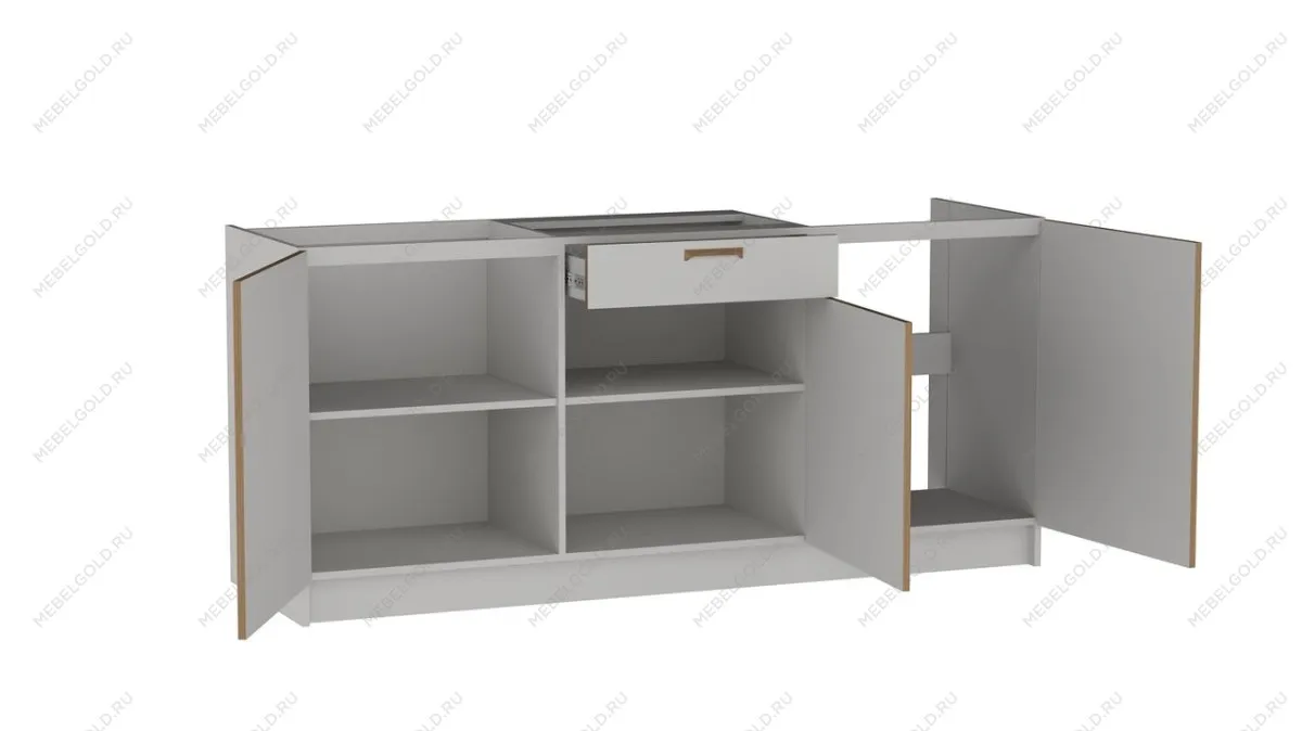 Стол С-180, Смарт (1800*566*820) Серый, 22603 | изображение 1