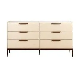 Комод 6 ящиков MARANTA (Кремовый)
