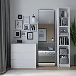 Стеллаж Варма, 6 полок, 38х198х28 см, белый | изображение 4