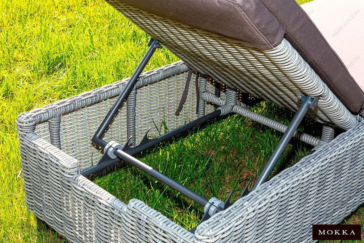 MOKKA BELLA Шезлонг, цвет серый | изображение 3