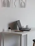 ИНГАР стол письменный ИКЕА / IKEA, 120x75, белый | изображение 6