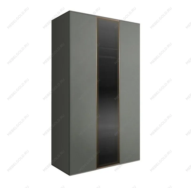 Шкаф 3-х дверный Bogemia Air (Серый/Золото) БМШ2/3(1)