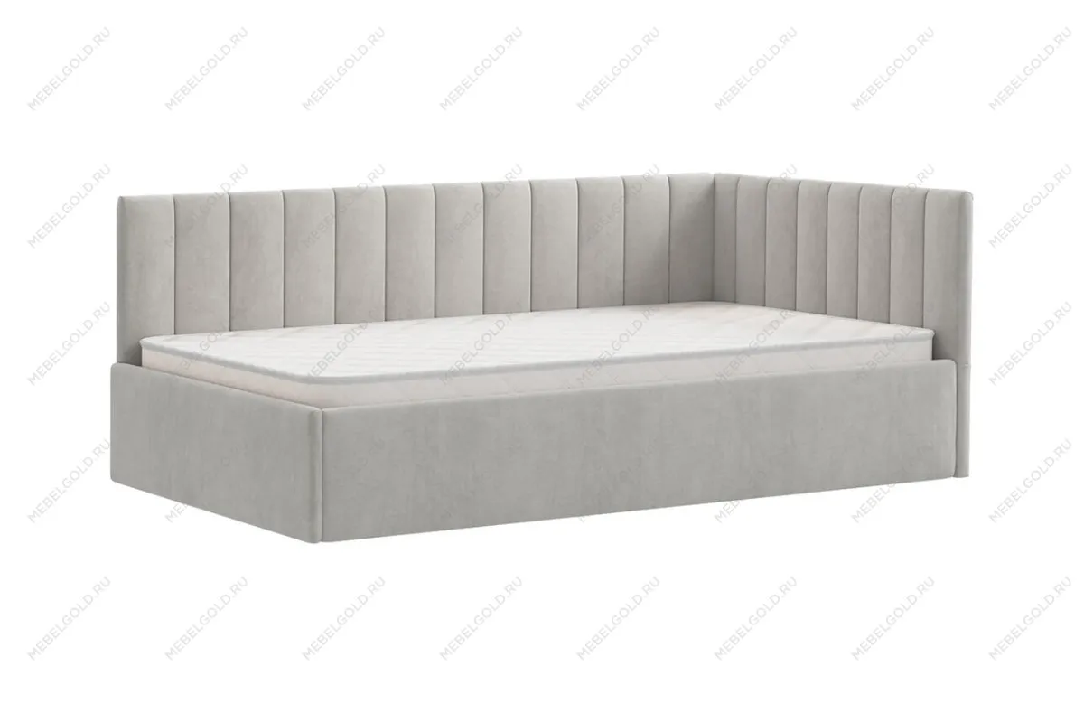 Кровать Сингл 120 угловая с подъемником. Цвет SIMPLE 29 | изображение 1