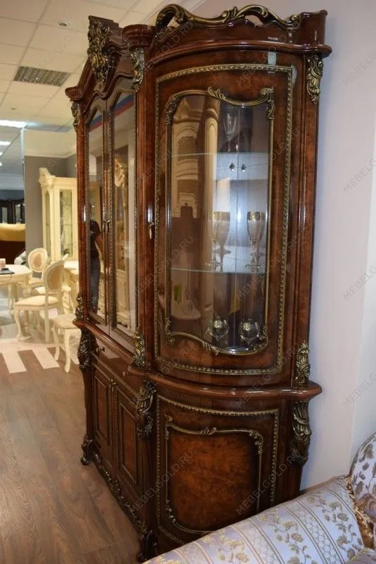 Сервант Джоконда 4-ств корень дуба глянец | изображение 8