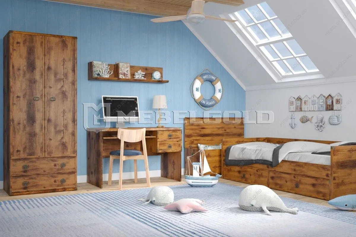 Стол письменный Индиана JBIU2S дуб саттер | изображение 4