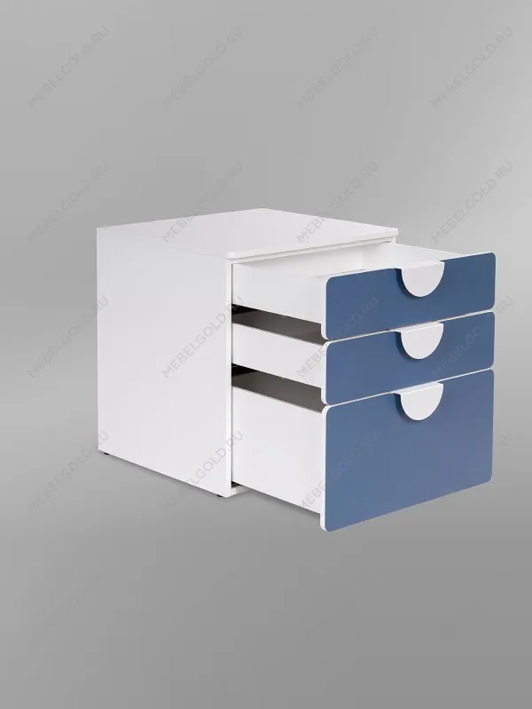Комод Пикси, 3 ящика 60x57x60, озорной василек | изображение 12
