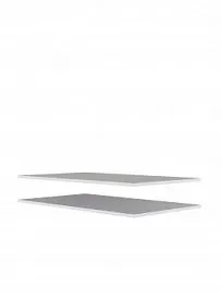 Комплект полок шкафа МОБИ (MOBI) POL/100/56 (2 шт.) к шкафу SZF/100, белый