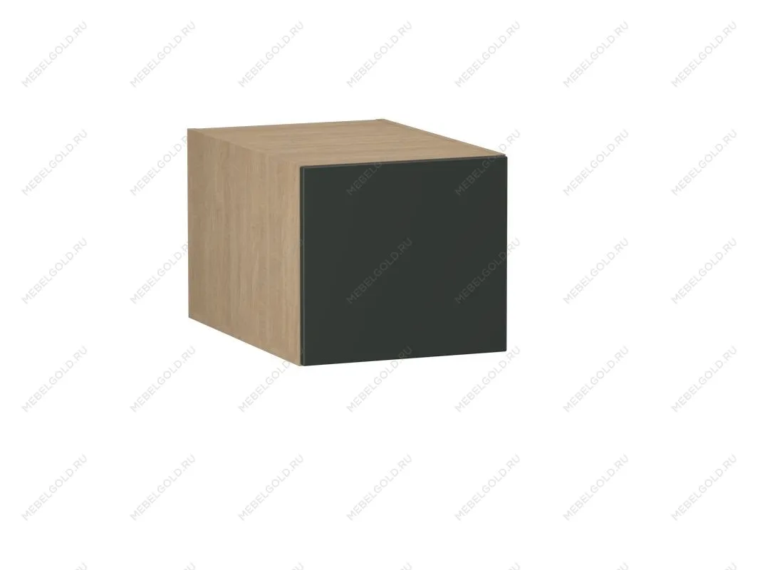 Шкаф АГ-40, Женева (400*586*360) Дуб Палермо/Зеленый матовый, 21925