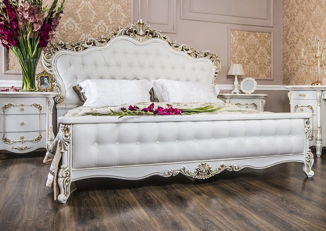 Кровать Анна Мария 180х200 см белый матовый | изображение 3