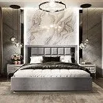 Кровать Замира 160x200 см серый камень | изображение 2