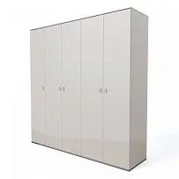 Шкаф 5-ти дверный Римини (Слоновая кость/Серебро) РМШ2/5