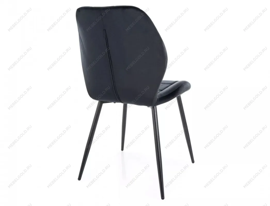 Стул кухонный Signal JAKE Velvet Bluvel 19 (черный/черный) | изображение 3