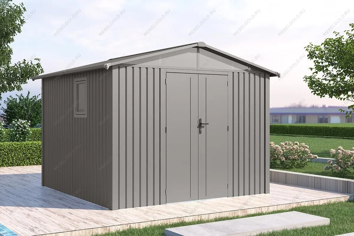 Сарай металлический Black Fox Panorama D | изображение 4