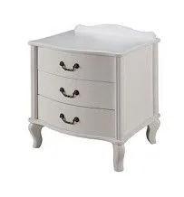 Тумбочка прикроватная Джульетта 3 ящ. (молочный дуб)