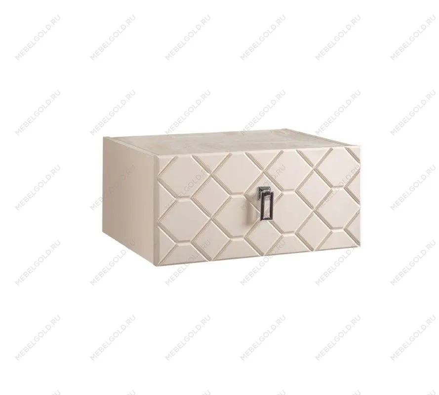 Тумба прикроватная Bogemia Fly Farfalle (Слоновая кость) (Novabuk/Хром) БМТП-1