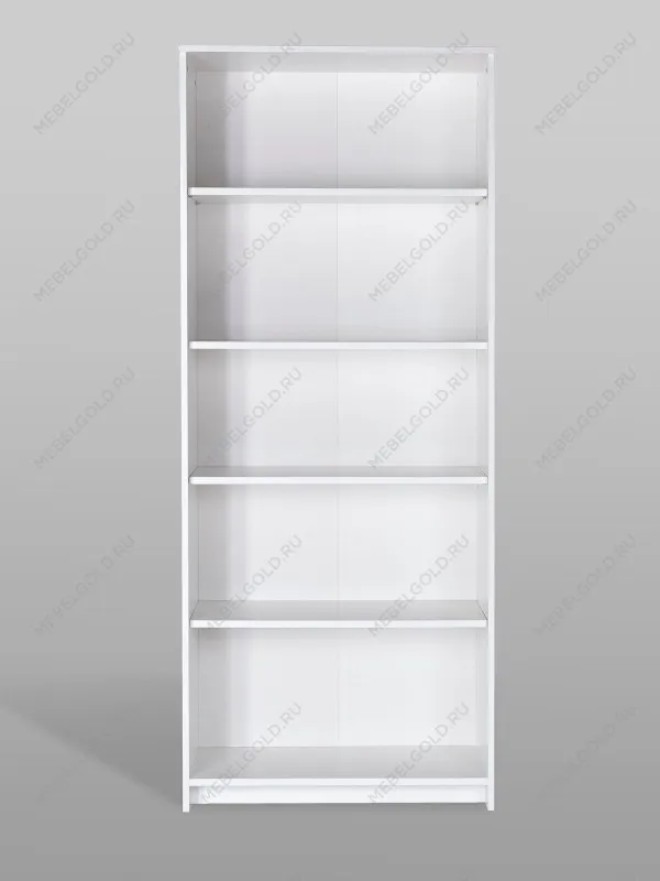 Стеллаж Сириус, 5 полок, 78х35х190 см, белый | изображение 6