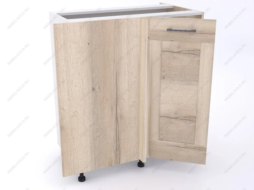 Стол угловой 960 СУ -100 правый , Дублин (900*470*1060) Дуб галифакс белый, 21628 | изображение 1