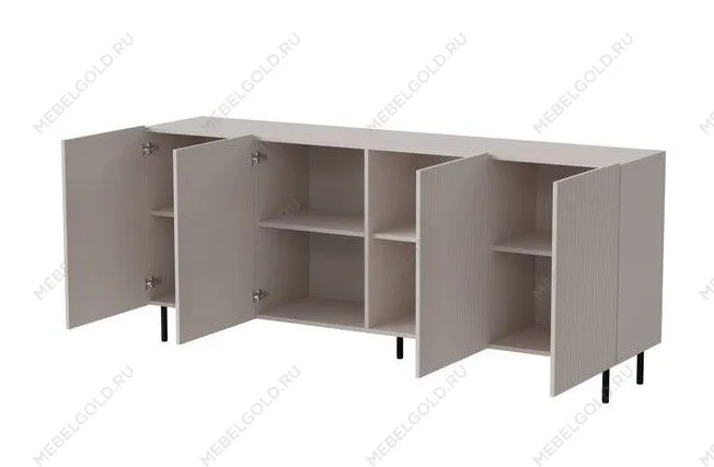 Комод Halmar PAXOS KM-2 (кашемир/черный) | изображение 1