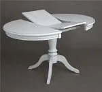 Стол Эгина (Белый/патина серебро/шпон дуб) | изображение 1