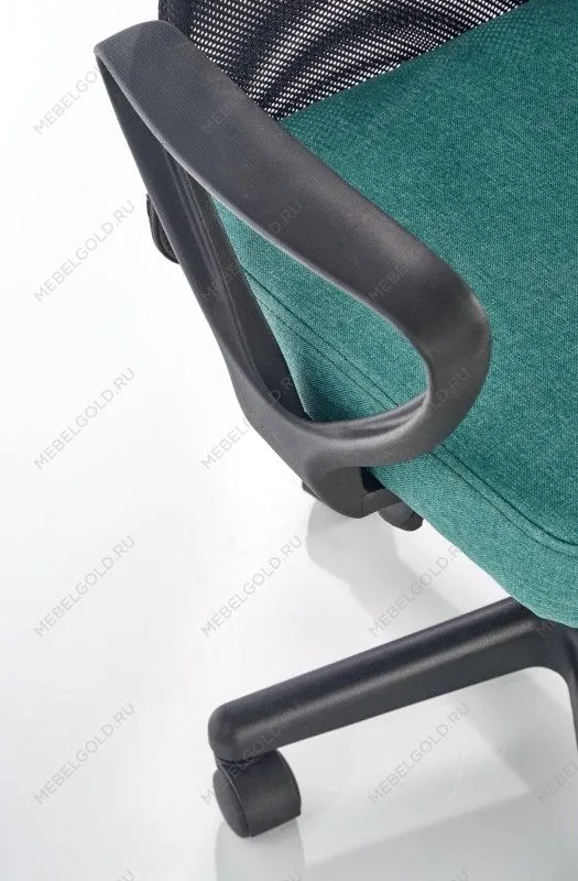 Кресло компьютерное Halmar TIMMY (бирюзовый/черный) | изображение 3