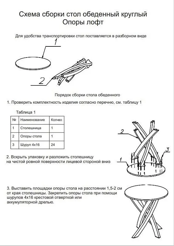 Стол круглый Шип-32 ноги белые (пластикТерра графит 1426/ЛДСП 32 мм/кромка серый) | изображение 2