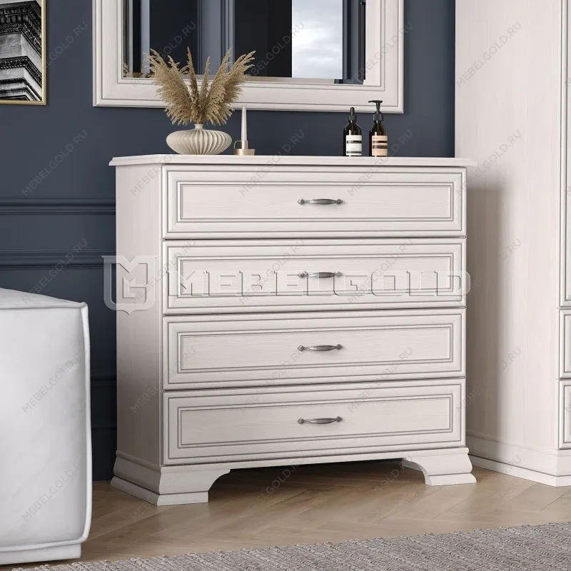 Комод Тиффани 4S вудлайн кремовый | изображение 2