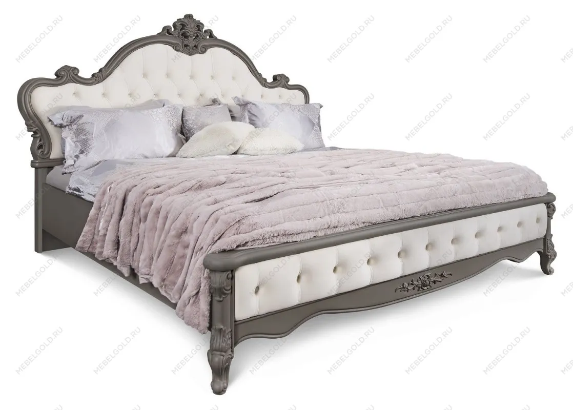 Ящик с подъемным механизмом Мишель Лайт 180x200 см серый | изображение 1