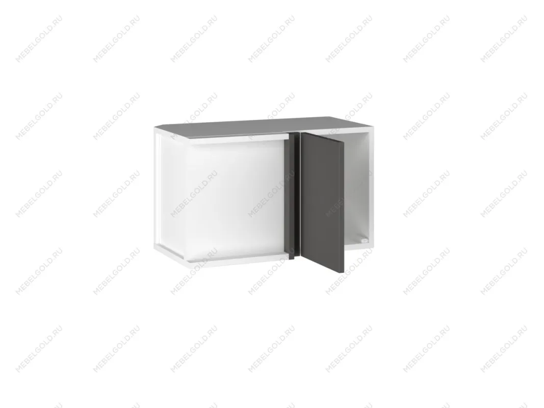 Шкаф АГУ-60 (360) правый, Виста (600*334*360) Экокожа Серый, 26709 | изображение 1