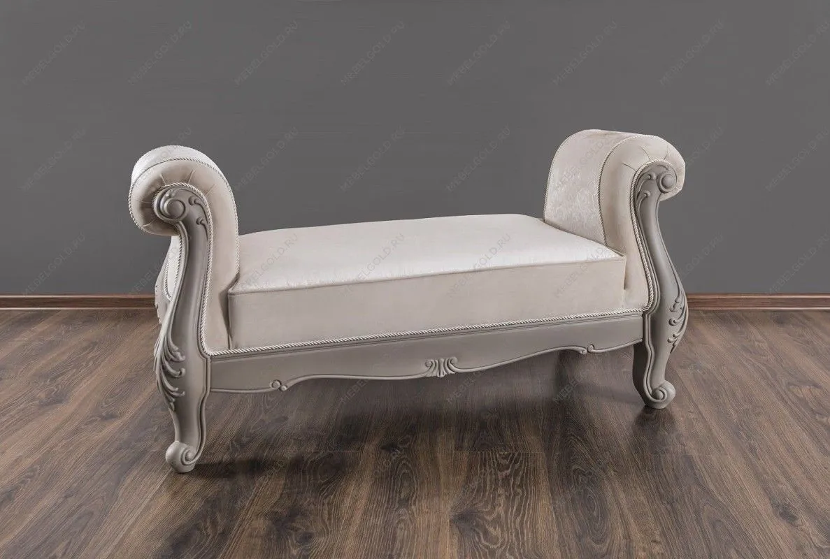 Оттоманка Мокко с двумя подлокотниками серый камень | изображение 2