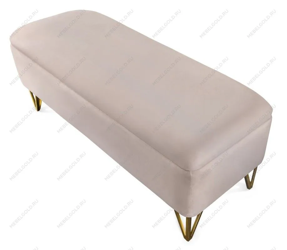 Банкетка Лара бежевый глянец | изображение 2