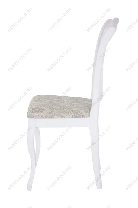 Стул Ланна (тон 304 белый/ткань Рио полоса 17) | изображение 2