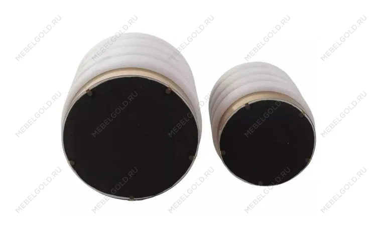 Комплект Signal BRITTA Velvet (2 пуфа) (светло-бежевый) | изображение 4