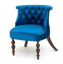 Кресло Бархат (темный тон/34 - королевский синий)