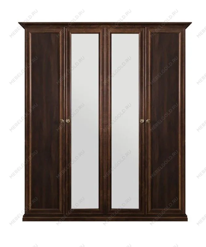 Шкаф Афина 4-дверный (2+2) с зеркалом караваджо | изображение 1