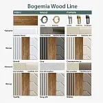 Комод 1.6м Bogemia Woodline Fly Fa (Белый) (Lakobel/Хром) БМКМ-4[5][10] | изображение 1