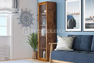 Витрина Индиана JWIT1D дуб саттер