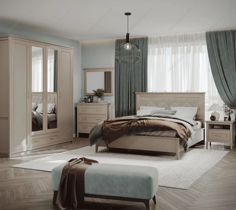 Кровать Классик LOZ180x200 с мягким элементом | изображение 2