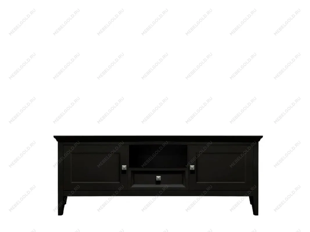 Тумба ТВ малая 1 ящик 2 дверцы Manhattan (Черный)